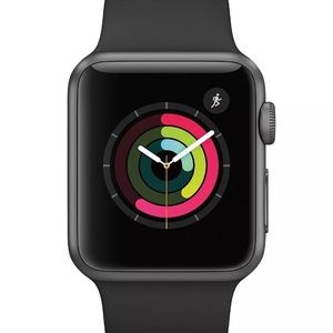 AppleWatch series1 42mm Space Gray with Blackband